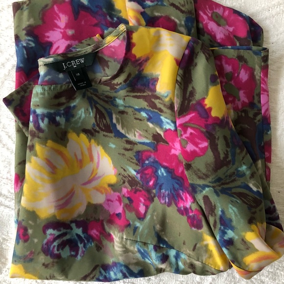 J. Crew | Floral Fitted Blouse - Picture 2 of 8